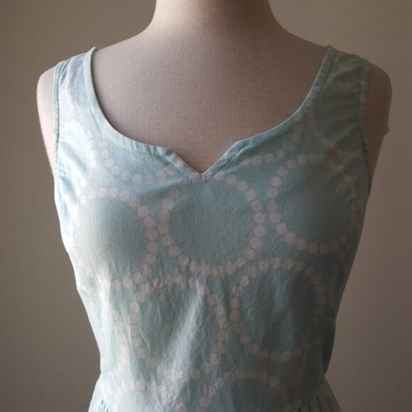 Modcloth Small Fervour Air Of Adorable Dress Mint Dot Circle - Picture 7 of 10